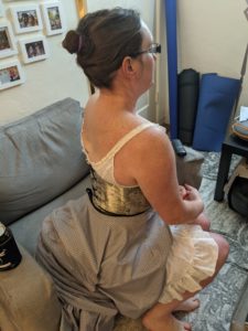 Sitting in the bustle: it collapses