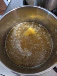 melting butter