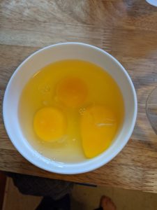 3 eggs