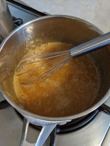 Adding baking soda to butter
