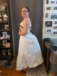 Backwards petticoat